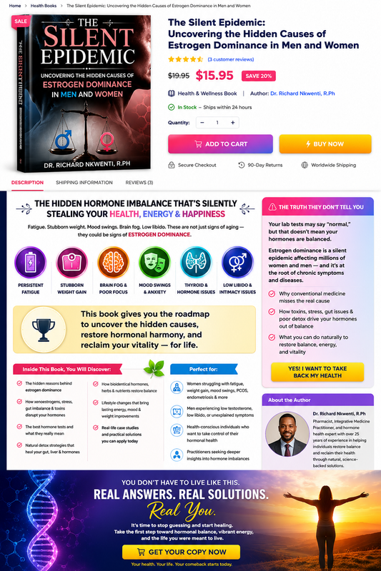 The Silent Epidemic. Uncovering the Hidden Causes of Estrogen Dominance in Men and Women